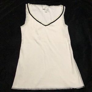 NWOT Ann Taylor LOFT S, Ivory lace tank top